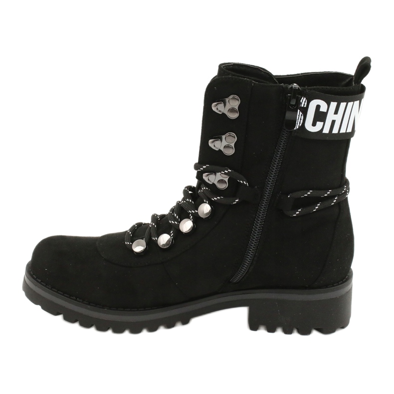Evento Botas de madera High Black 9BT35-1331 Black Popsi negro 4