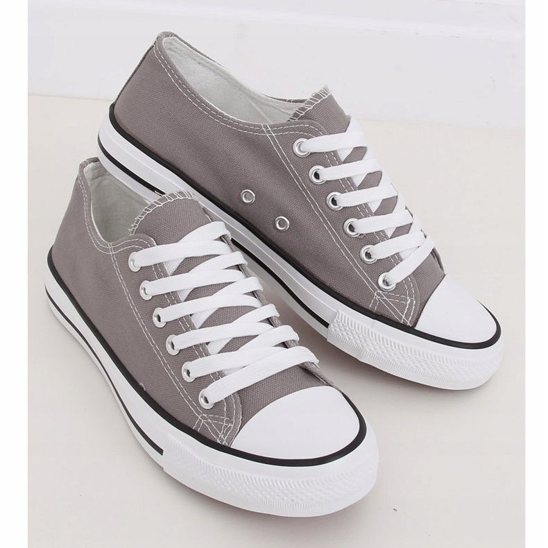 Zapatillas de mujer clásicas grises JD05P Gris 2