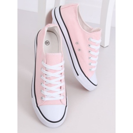 Zapatillas clásicas de mujer rosa claro JD05P Rosa rosado 1