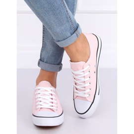 Zapatillas clásicas de mujer rosa claro JD05P Rosa rosado 2