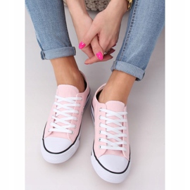 Zapatillas clásicas de mujer rosa claro JD05P Rosa rosado 3
