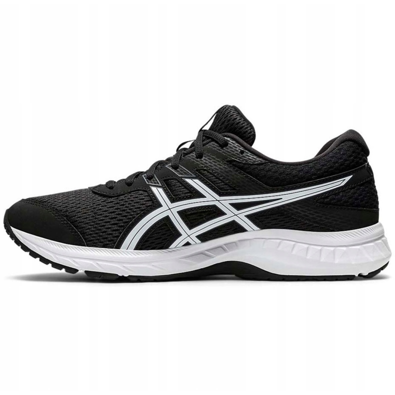 Zapatillas de running Asics Gel-Contend 6 M 1011A667 003 blanco negro 2
