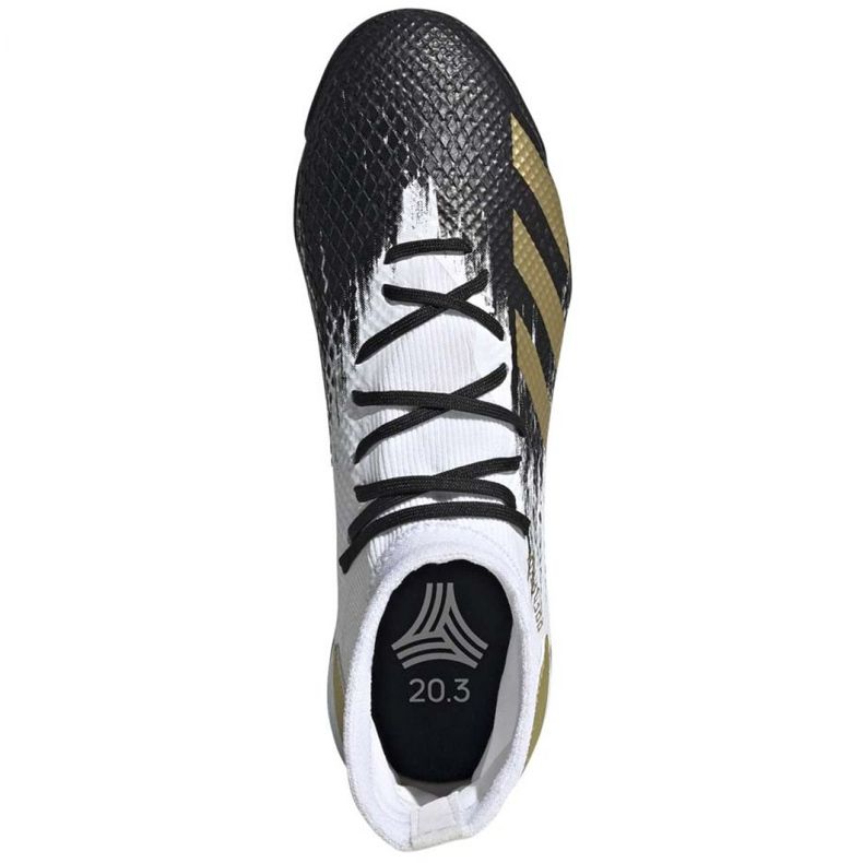 Botas de fútbol adidas Predator 20.3 M Tf FW9191 negro blanco 1