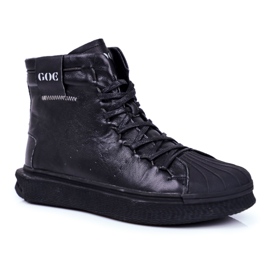 Zapatos Deportivos Mujer Piel GOE Negro GG2N3050 5