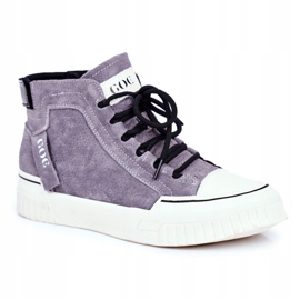 Zapatos Deportivos Mujer Piel GOE Gris GG2N3079 marrón 4