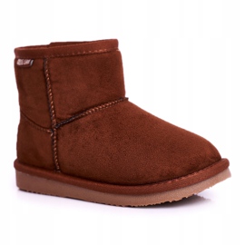 Botas de nieve Big Star para niños Camel GG374082 marrón multicolor 4