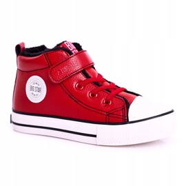 Zapatillas para niños Big Star Warmed Red GG374034 rojo 4