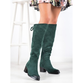 Botas cálidas VINCEZA verde 1 Botas cálidas VINCEZA verde 1
