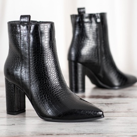 Seastar Botas elegantes con un patrón. negro 2