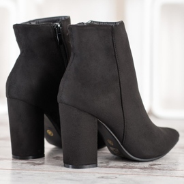 Seastar Botines de ante en Spitz negro 3