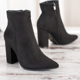 Seastar Botines de ante en Spitz negro 4