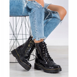 Botas de cuero MCKEY negro 3