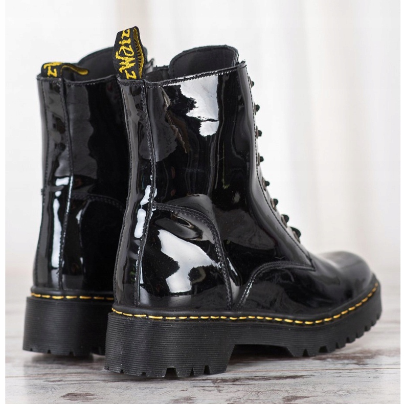 Botas de cuero MCKEY negro 1