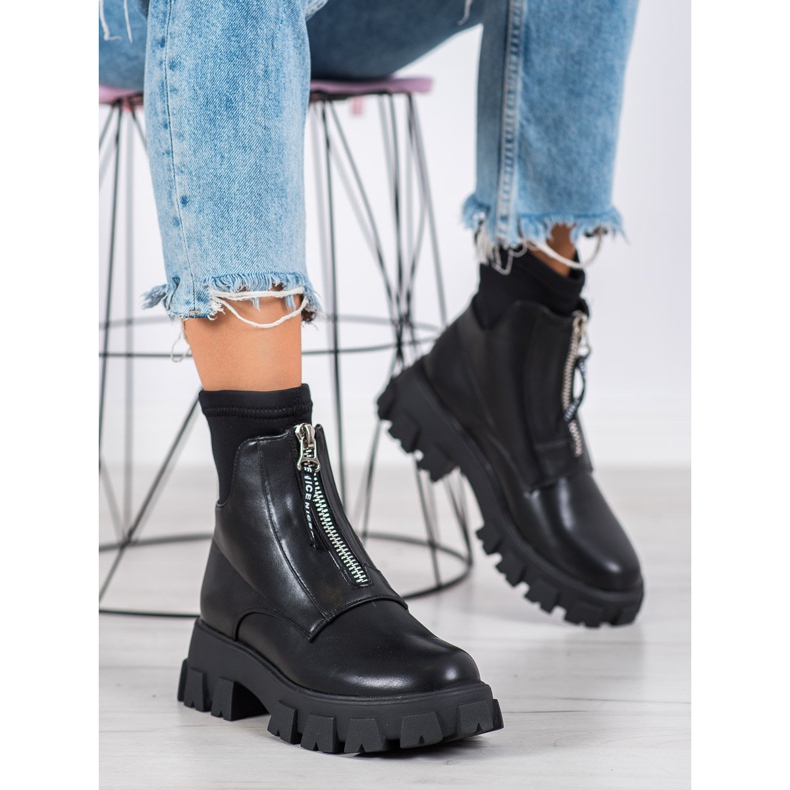 Seastar Trabajadores sin cordones negro 1