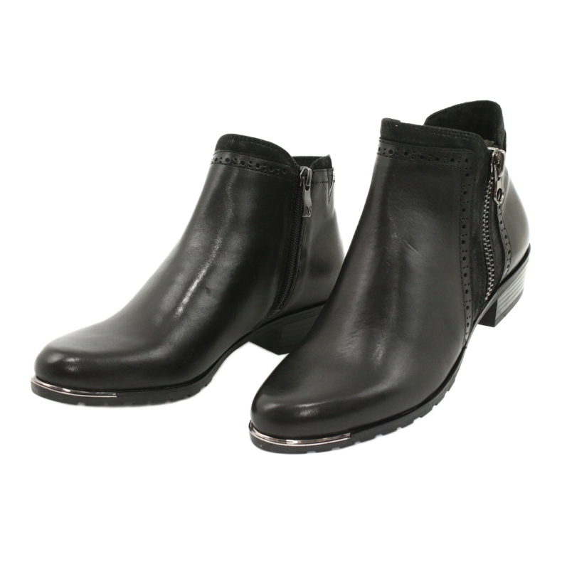 Botas caprice para mujer peine negro 25403-25 922 2