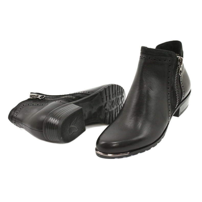 Botas caprice para mujer peine negro 25403-25 922 3
