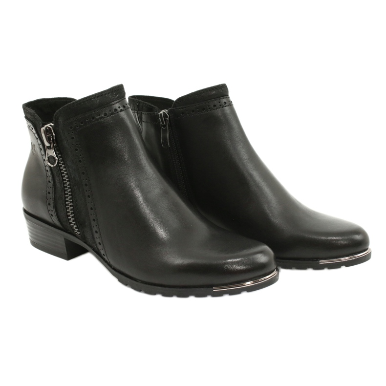 Botas caprice para mujer peine negro 25403-25 922 4