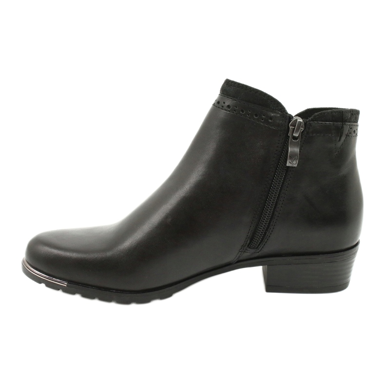 Botas caprice para mujer peine negro 25403-25 922 1