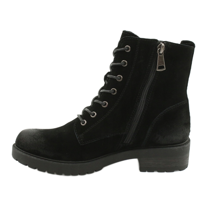 American Club Botas de ante negras americanas negro 1