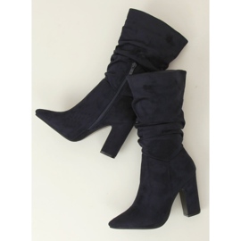 Botas altas azul marino D7510 D.BLUE 1