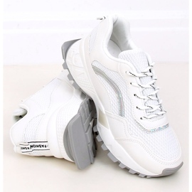 Blanco LA87P Zapatillas deportivas blancas 4