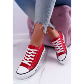 ADY Zapatillas Mujer Low Material Rojo FreeTime 1 ADY Zapatillas Mujer Low Material Rojo FreeTime 1