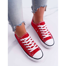 ADY Zapatillas Mujer Low Material Rojo FreeTime 4