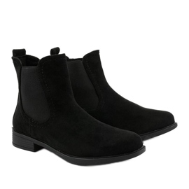 Botas sin cordones negras de Aveley negro 3