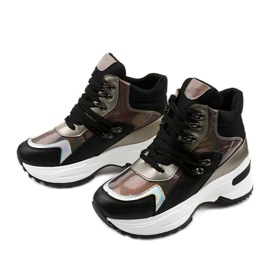 Zapatillas slip-on negras Gianna negro multicolor 2