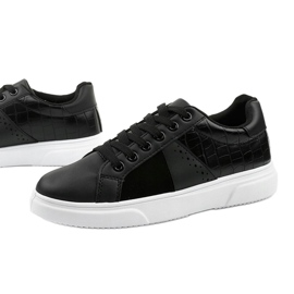 Zapatillas de mujer negras con estilo BK928 negro 1 Zapatillas de mujer negras con estilo BK928 negro 1