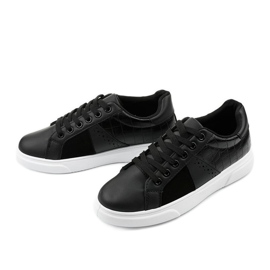 Zapatillas de mujer negras con estilo BK928 negro 2 Zapatillas de mujer negras con estilo BK928 negro 2