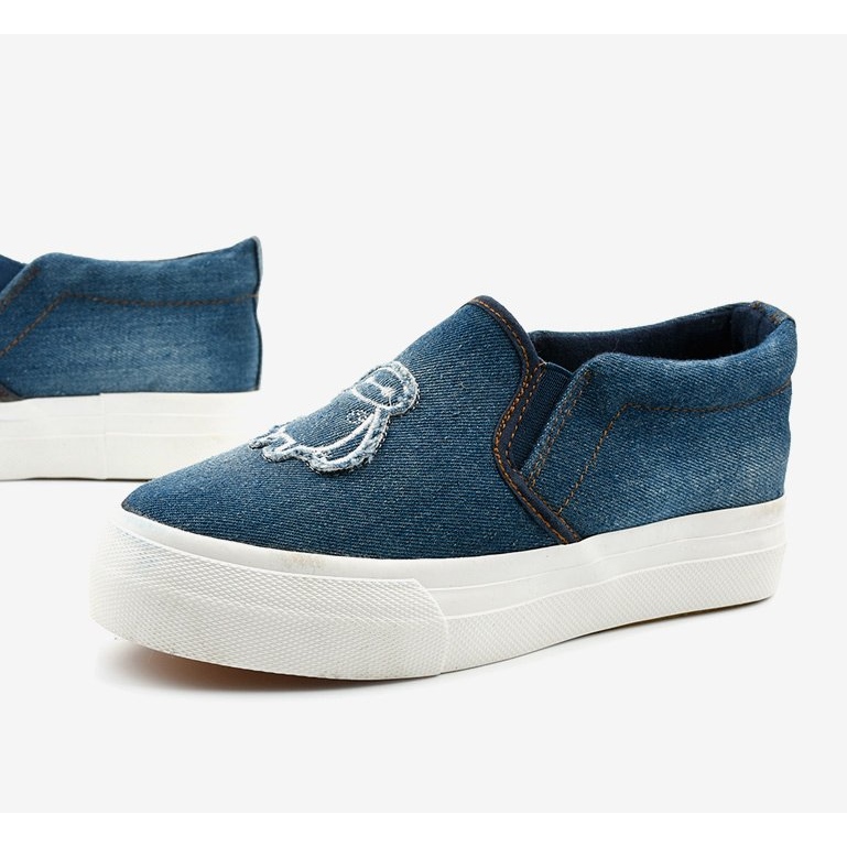 Zapatillas Cherilena jeans azul marino azul 1