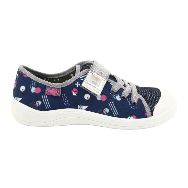 Calzado infantil befado 251Y149 azul marino gris multicolor 1
