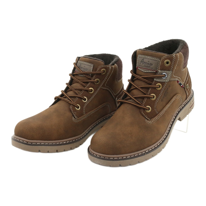 Cuero trekking American Club RH36 camel marrón 2