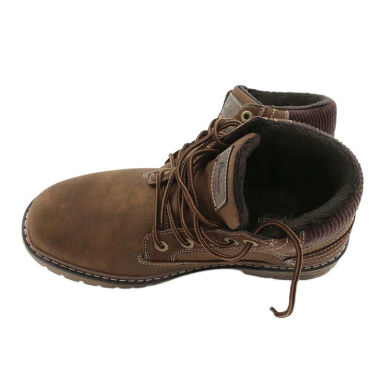 Cuero trekking American Club RH36 camel marrón 4