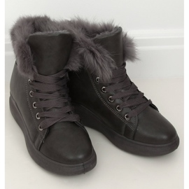 Botas grises con pelo A07 Gris 2