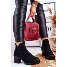 S.Barski Botas de Mujer en Tacón Cálido Negro Veronica 2