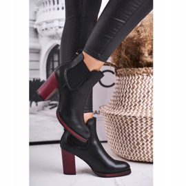 Botas De Mujer Con Tacón Alto Sergio Leone Negro BT538 1 Botas De Mujer Con Tacón Alto Sergio Leone Negro BT538 1