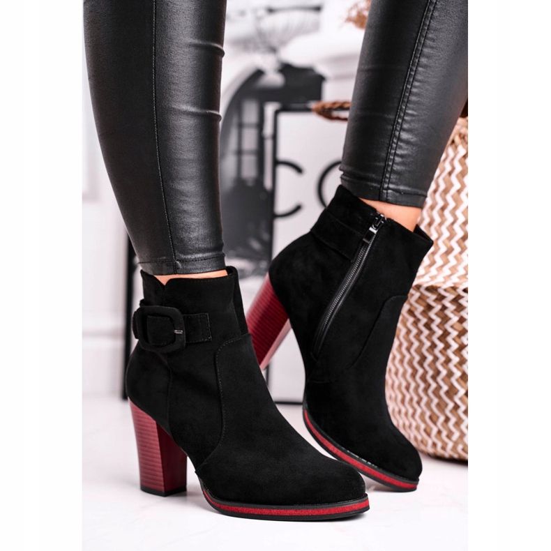 Botas De Mujer Con Tacón Alto Sergio Leone Negro BT533 1 Botas De Mujer Con Tacón Alto Sergio Leone Negro BT533 1