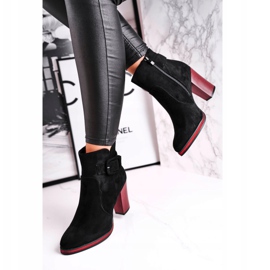 Botas De Mujer Con Tacón Alto Sergio Leone Negro BT533 4