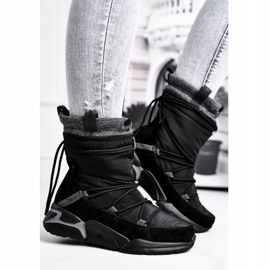 Botas de nieve para mujer Big Star Black GG274628 negro 1