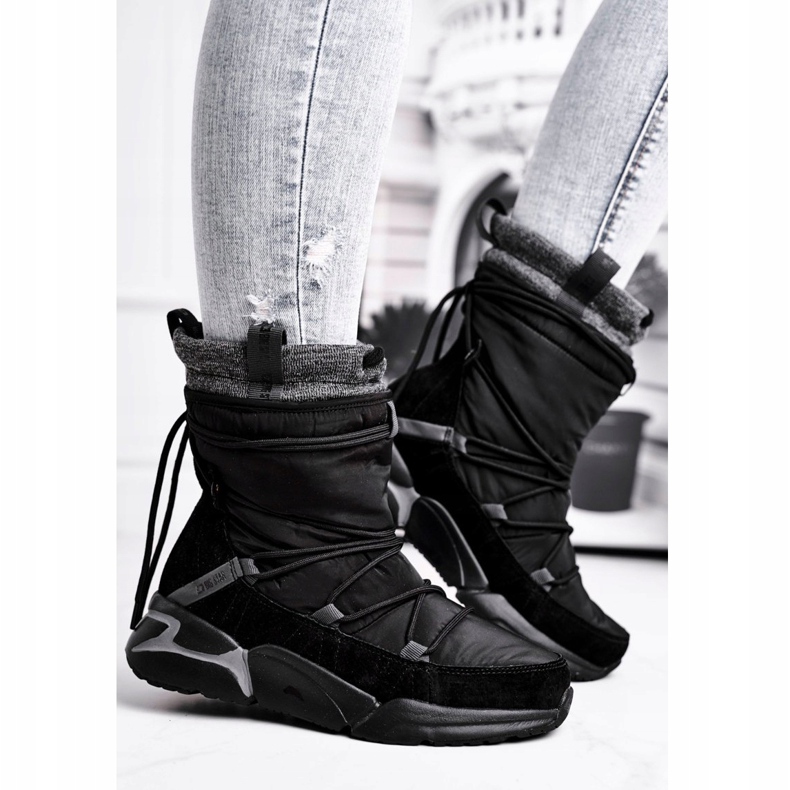 Botas de nieve para mujer Big Star Black GG274628 negro 1