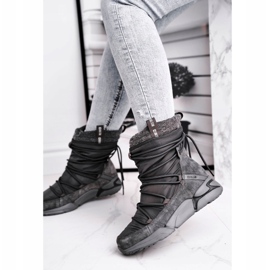 Botas de nieve para mujer Big Star Grey GG274629 gris 2