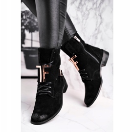 Botas de Mujer Nicole Suede Black 2591 negro 5
