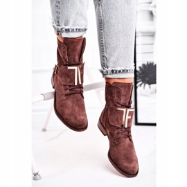 Botas de Mujer Nicole Suede Brown 2591 marrón 1