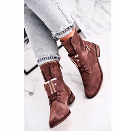 Botas de Mujer Nicole Suede Brown 2591 marrón 4