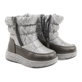 Evento Botas de invierno neo holo miss plata gris 3