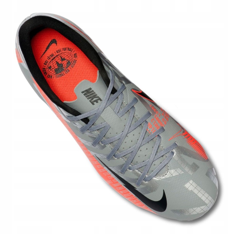 Zapatos de fútbol Nike Vapor 13 Academy Mg Jr AT8123-906 gris 3