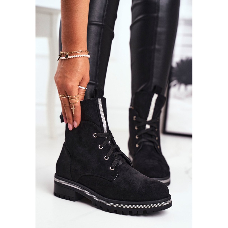 SEA Botas de Mujer Eco Suede Black Hundret Percent negro 1