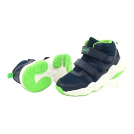 Calzado infantil befado 516Y049 azul marino verde 3